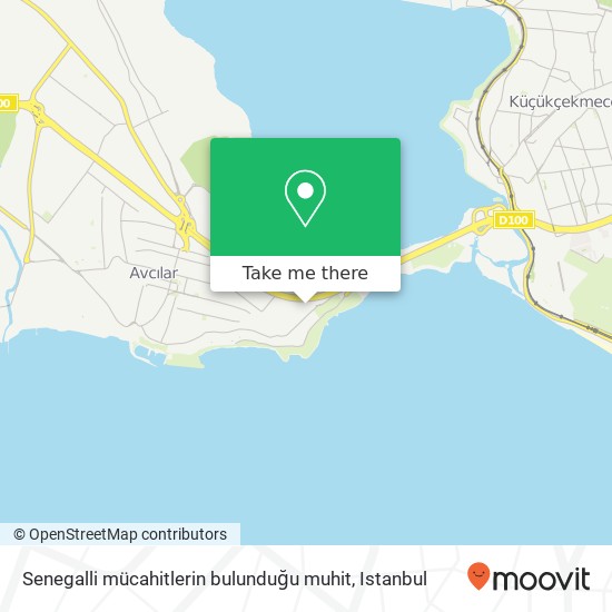 Senegalli mücahitlerin bulunduğu muhit map