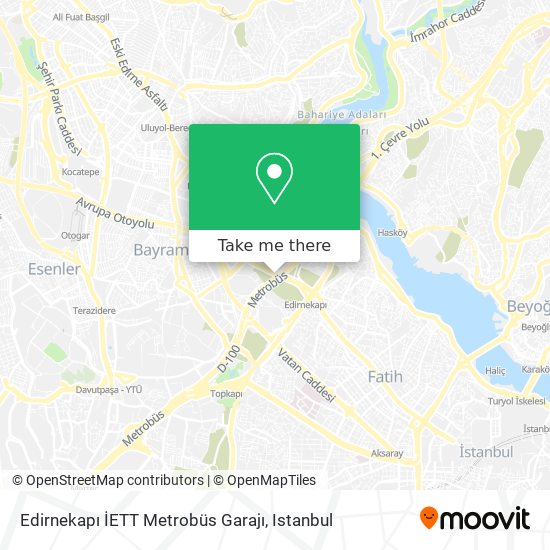 Edirnekapı İETT Metrobüs Garajı map