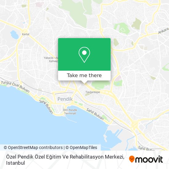 Özel Pendik Özel Eğitim Ve Rehabilitasyon Merkezi map