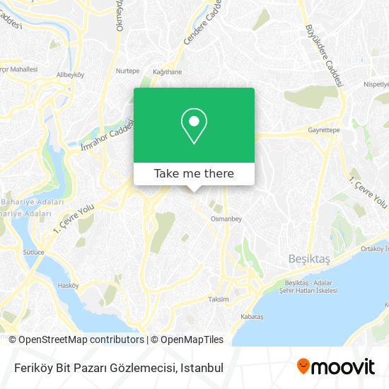 Feriköy Bit Pazarı Gözlemecisi map