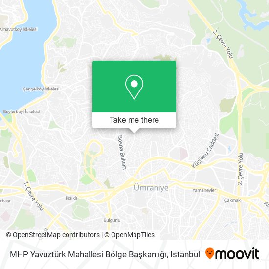 MHP Yavuztürk Mahallesi Bölge Başkanlığı map