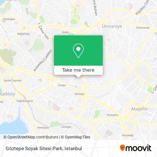 Göztepe Soyak Sitesi Park map