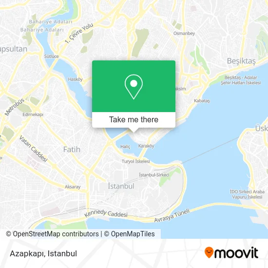 Azapkapı map