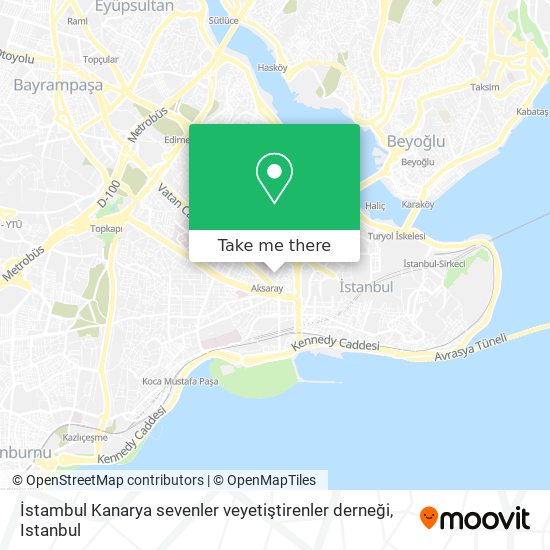 İstambul Kanarya sevenler veyetiştirenler derneği map