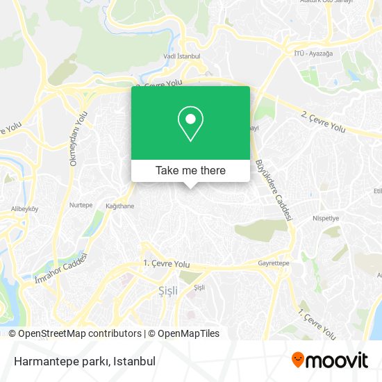 Harmantepe parkı map