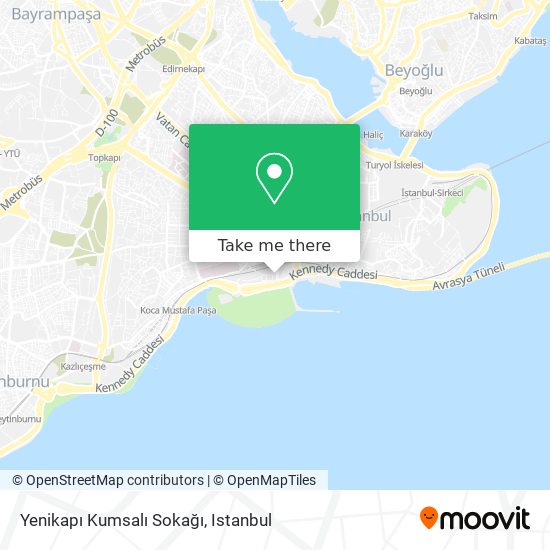 Yenikapı Kumsalı Sokağı map