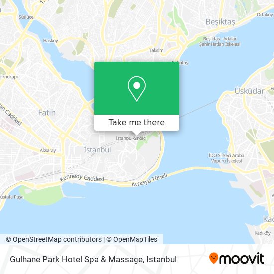 Gulhane Park Hotel Spa & Massage map