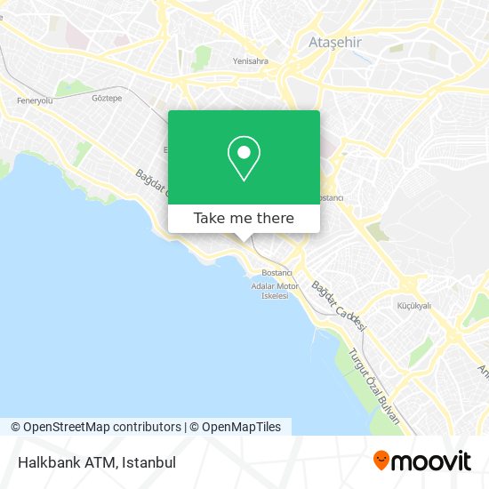 Halkbank ATM map