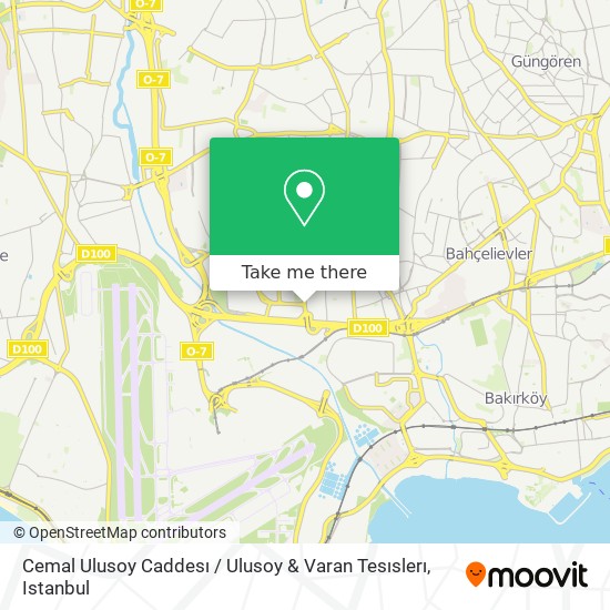 Cemal Ulusoy Caddesı / Ulusoy & Varan Tesıslerı map