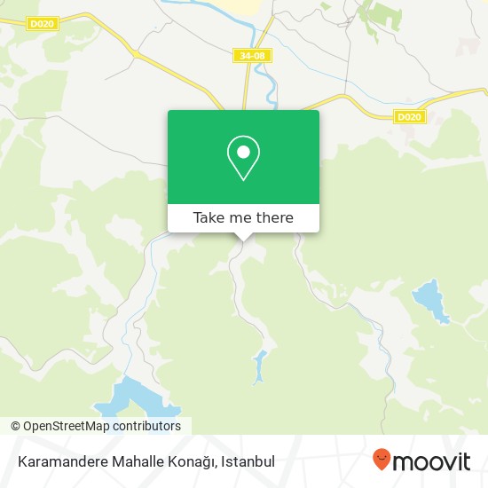 Karamandere Mahalle Konağı map