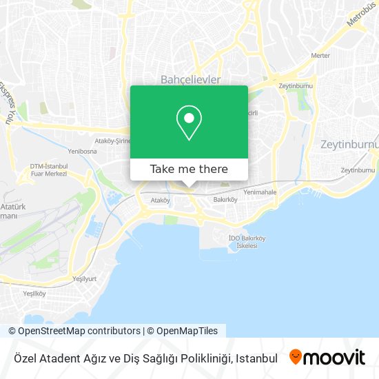 Özel Atadent Ağız ve Diş Sağlığı Polikliniği map
