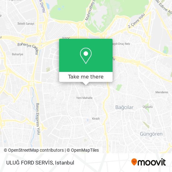 ULUĞ FORD SERVİS map
