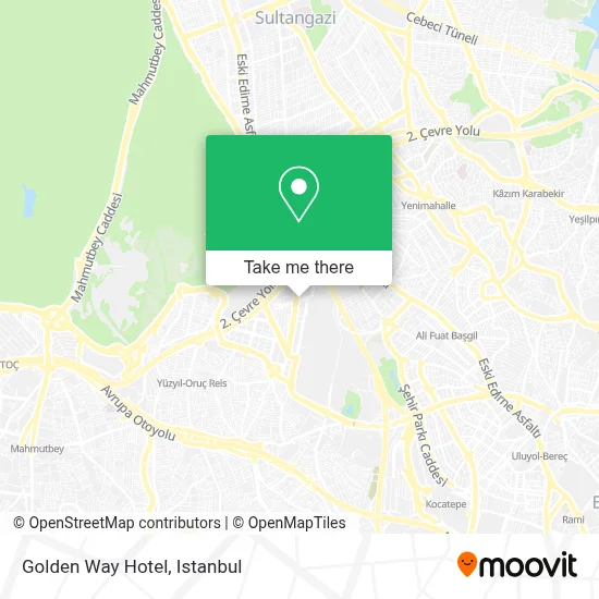 Golden Way Hotel map