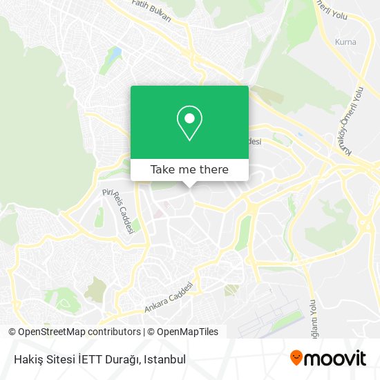 Hakiş Sitesi İETT Durağı map