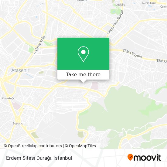 Erdem Sitesi Durağı map