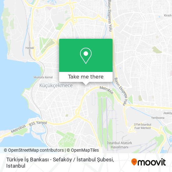 Türkiye İş Bankası - Sefaköy / İstanbul Şubesi map