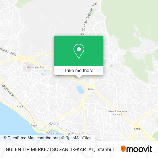 GÜLEN TIP MERKEZİ SOĞANLIK-KARTAL map