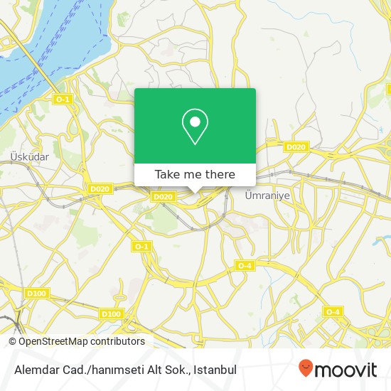 Alemdar Cad. / hanımseti Alt Sok. map