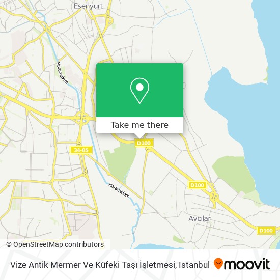 Vize Antik Mermer Ve Küfeki Taşı İşletmesi map