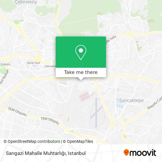 Sarıgazi Mahalle Muhtarlığı map