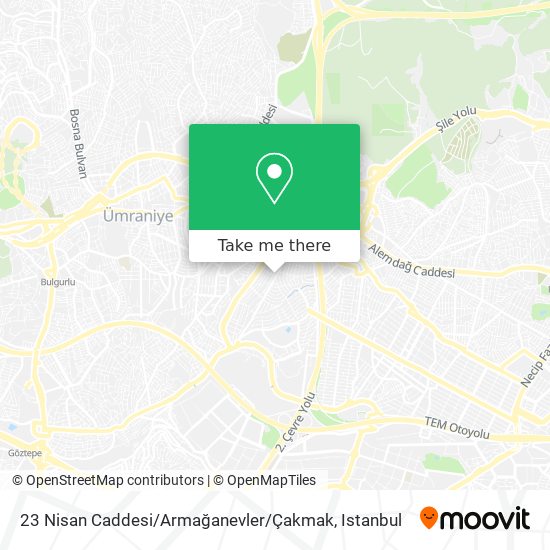 23 Nisan Caddesi / Armağanevler / Çakmak map