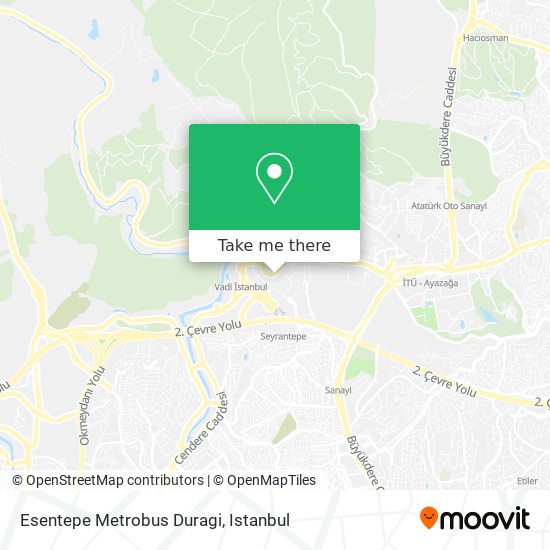 Esentepe Metrobus Duragi map