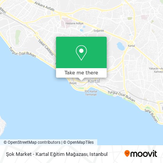 Şok Market - Kartal Eğitim Mağazası map