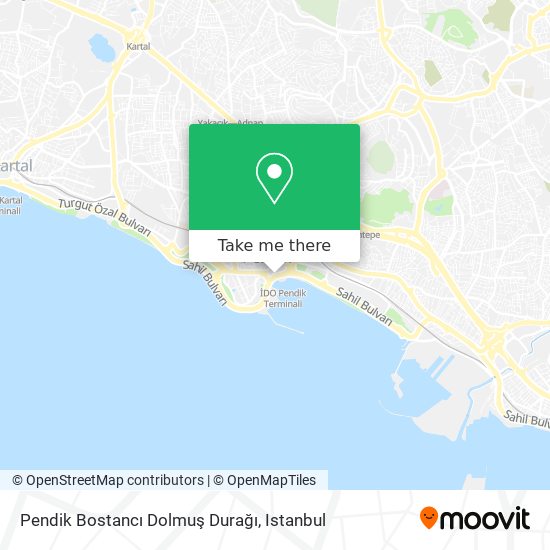 Pendik Bostancı Dolmuş Durağı map