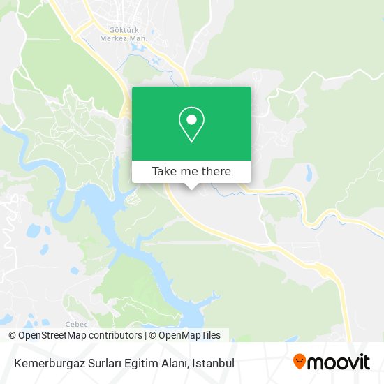 Kemerburgaz Surları Egitim Alanı map