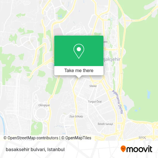 basaksehir bulvari map