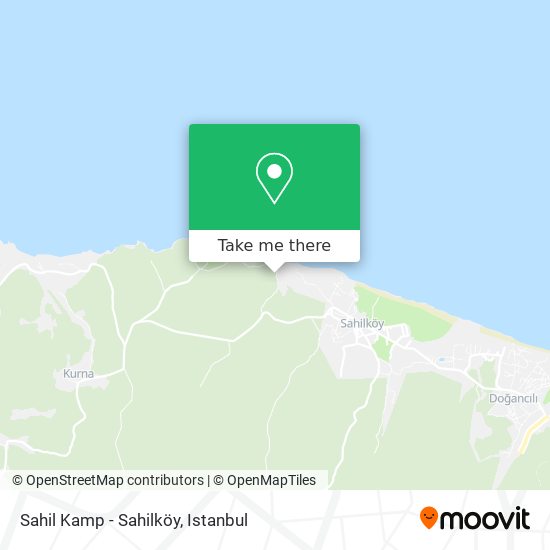 Sahil Kamp - Sahilköy map