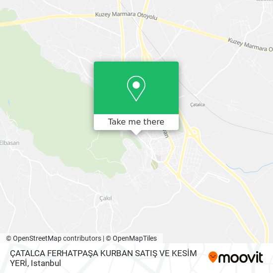 ÇATALCA FERHATPAŞA KURBAN SATIŞ VE KESİM YERİ map