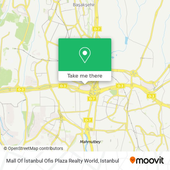 Mall Of İstanbul Ofis Plaza Realty World map