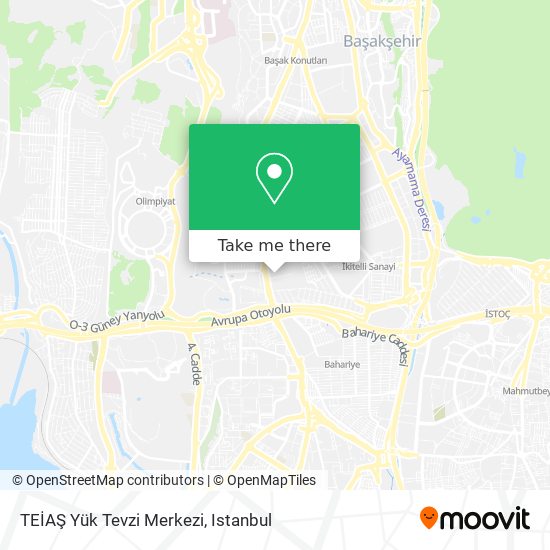 TEİAŞ Yük Tevzi Merkezi map
