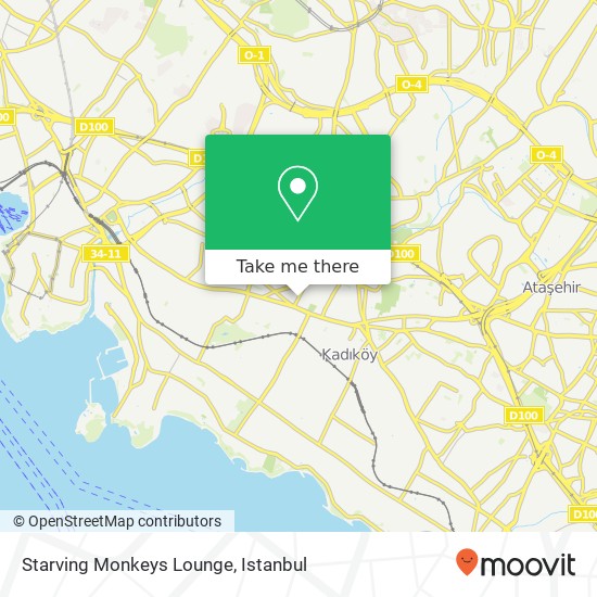 Starving Monkeys Lounge map