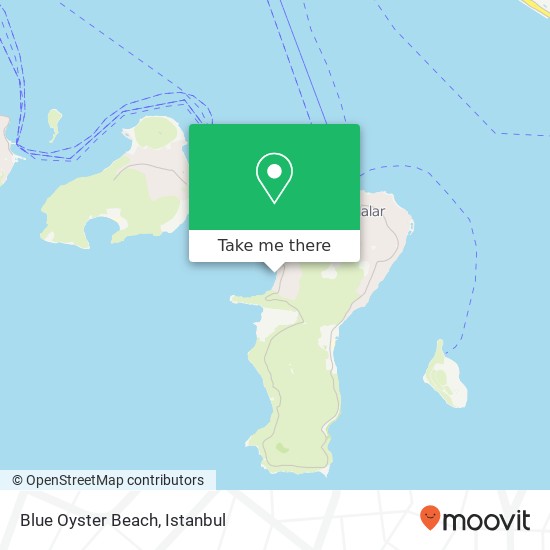 Blue Oyster Beach map