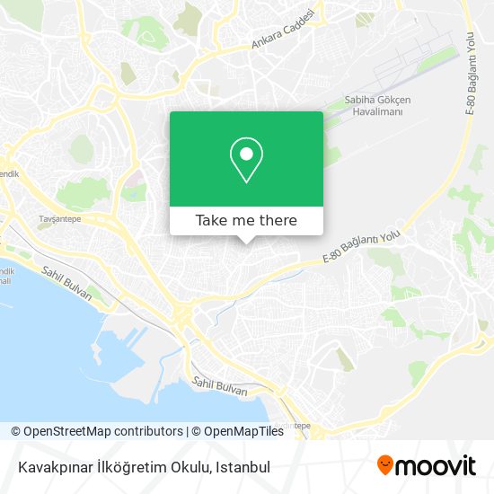 Kavakpınar İlköğretim Okulu map