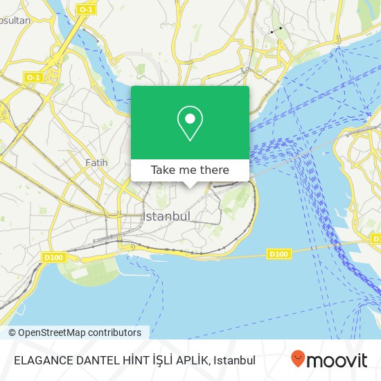 ELAGANCE DANTEL HİNT İŞLİ APLİK map