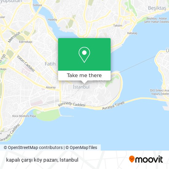 kapalı çarşı köy pazarı map