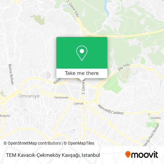 TEM Kavacık-Çekmeköy Kavşağı map