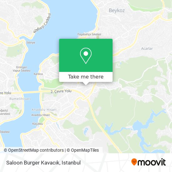 Saloon Burger Kavacık map