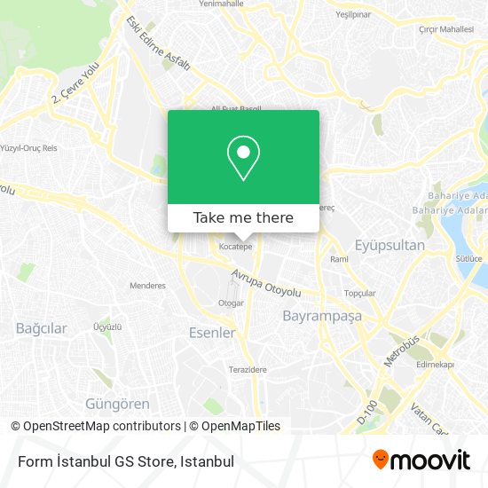 Form İstanbul GS Store map