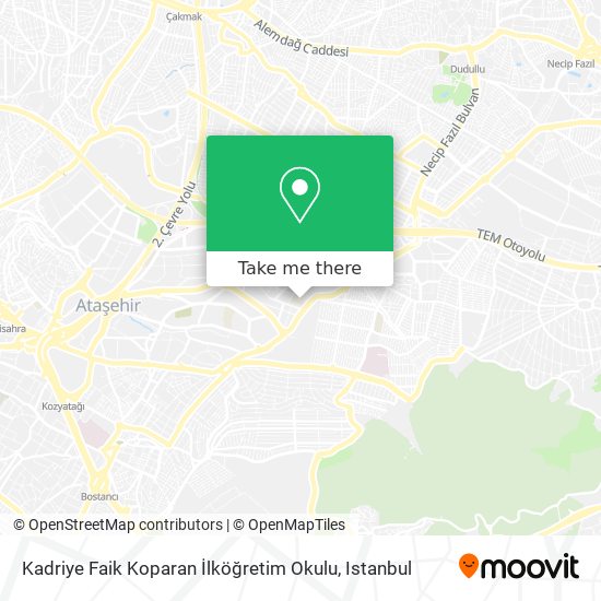 Kadriye Faik Koparan İlköğretim Okulu map