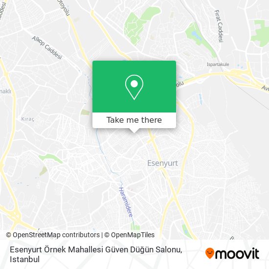 Esenyurt Örnek Mahallesi Güven Düğün Salonu map