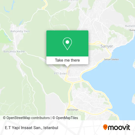 E.T Yapi Insaat San. map