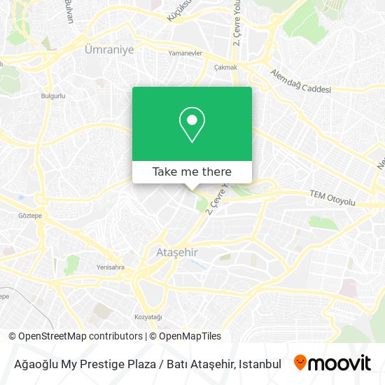 Ağaoğlu My Prestige Plaza / Batı Ataşehir map