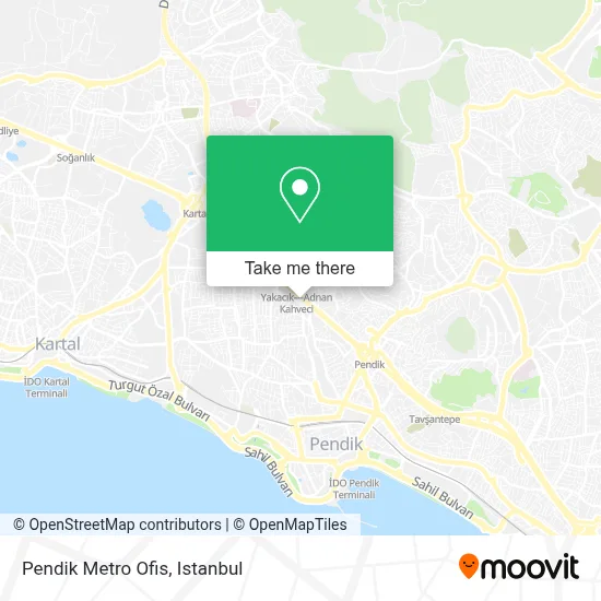 Pendik Metro Ofis map