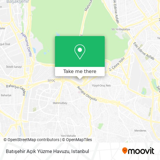 Batışehir Açık Yüzme Havuzu map