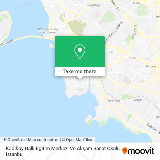 Kadıköy Halk Eğitim Merkezi Ve Akşam Sanat Okulu map