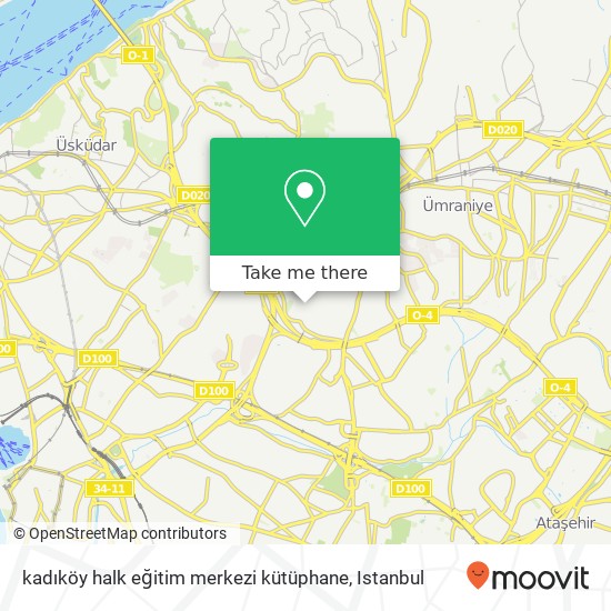 kadıköy halk eğitim merkezi kütüphane map